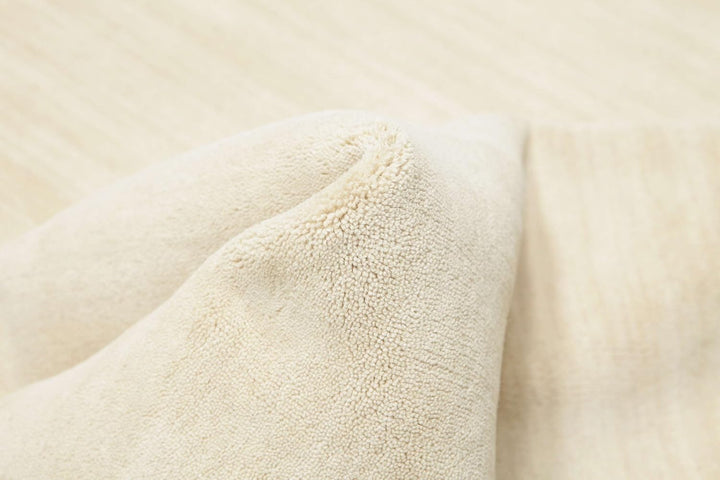 RugVista Handloom Fringes, Teppich, Shaggy/Handloom, 200 x cm, Quadratisch, Niedriger Stapel, Wohnzi