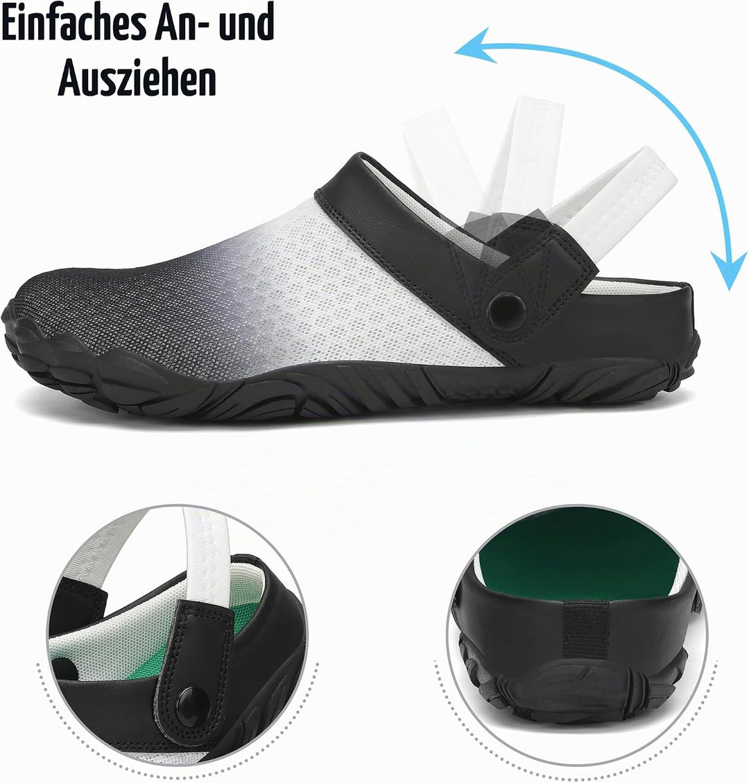 SAGUARO Sommer Clogs Herren Gartenschuhe Damen Hausschuhe Leicht Pantolette rutschfest Badelatschen
