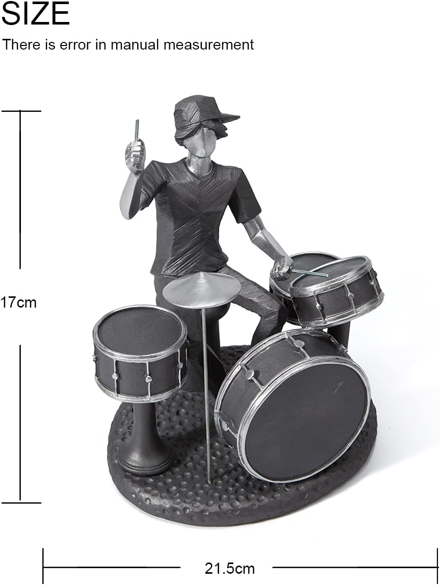 NENBOLEC Musik Dekor Skulptur Modern Figuren Statue Wohnzimmer Kunst Arts Polyresin Geschenk 21cm