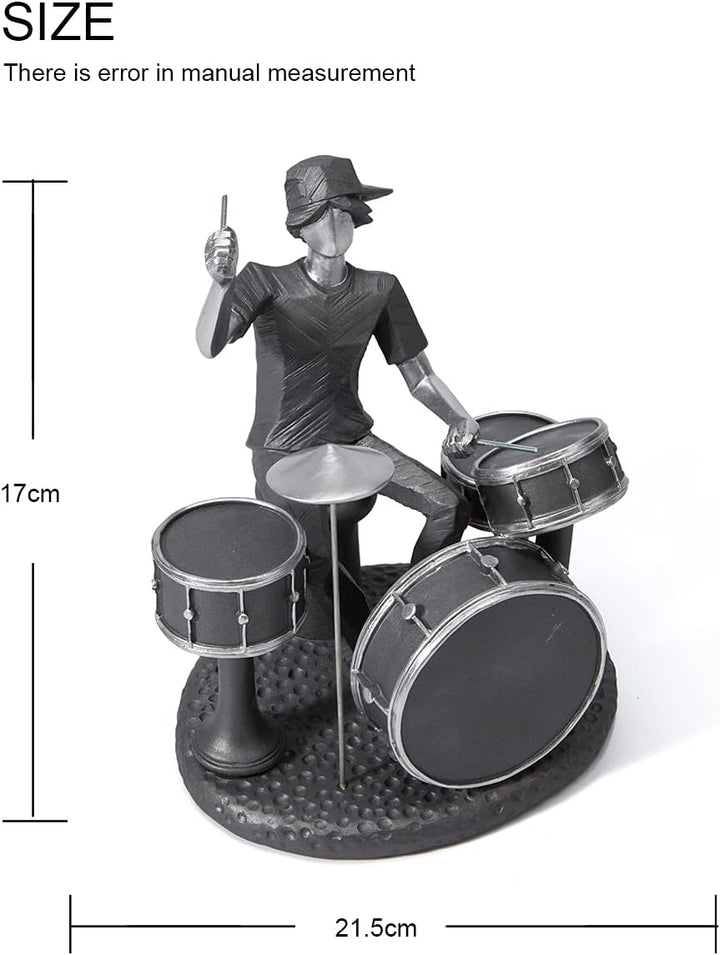 NENBOLEC Musik Dekor Skulptur Modern Figuren Statue Wohnzimmer Kunst Arts Polyresin Geschenk 21cm