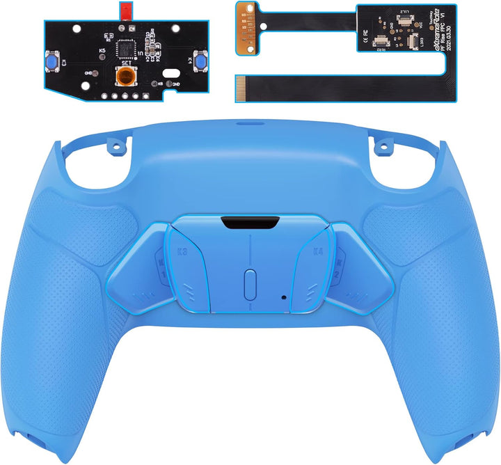 eXtremeRate Programmierbar RISE4 Remap Kit für ps5 Controller BDM-010/020,Remap Board&Rückplate Gehä