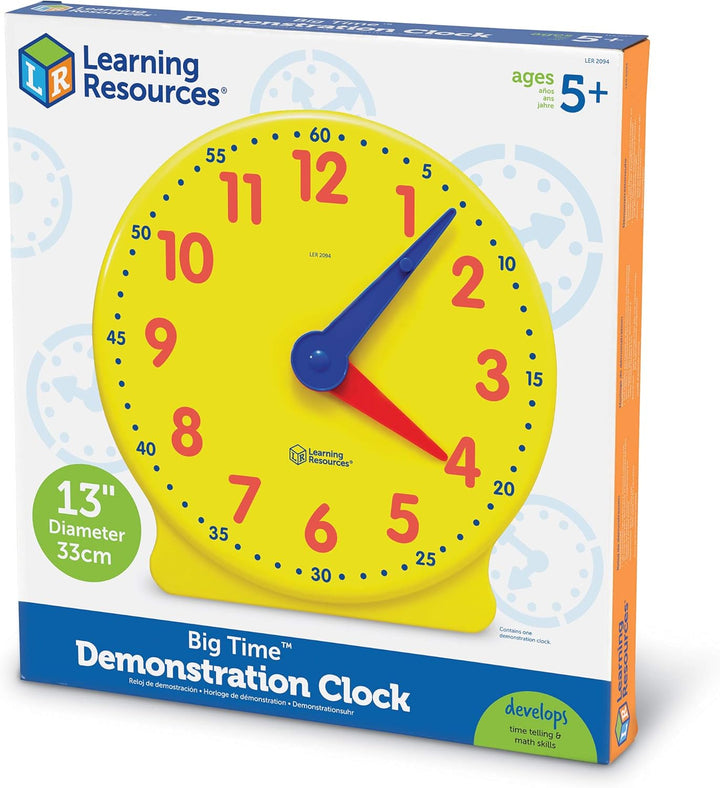 Learning Resources Big Time Learning 12-Stunden-Lernuhr