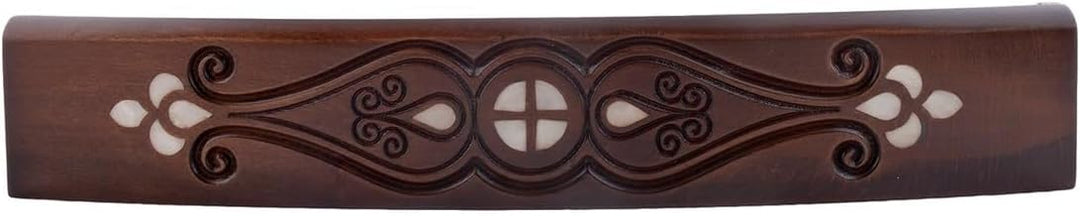 Helena Wood Art, Handgefertigtes Oval Rummy Set aus Holz inklusive Tasche, Okey Takimi, 100% Holz, L