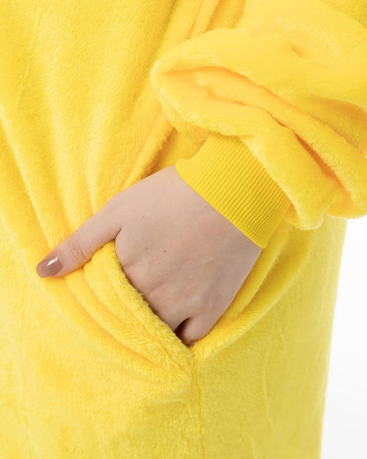 Glücksbärchi Kostüm Onesie Jumpsuit Karneval, gelb, XL XL Glücksbärchi Sonnenschein Gelb, XL Glücksb