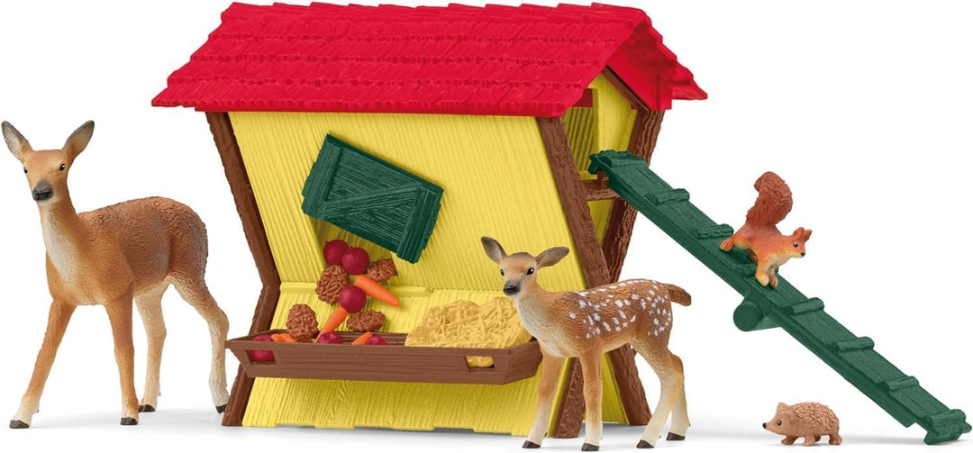 SCHLEICH 42641 Hochzeitskutsche, ab 5 Jahren, Horse Club - Spielset, 106 Teile & 42658 Fütterung der