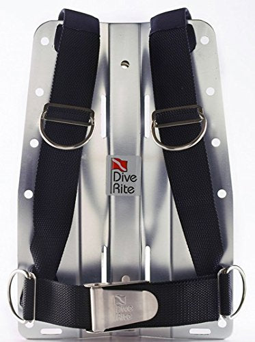 Dive Rite Harness Basic System Winkel Luftröhre, Schwarz, Einheitsgrösse