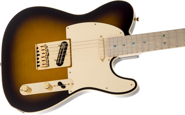 Fender Richie Kotzen Telecaster Ahorn Griffbrett E-Gitarre Braun Sunburst 0255202532
