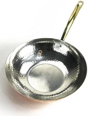 CopperGarden Kupferpfanne WOK 28 cm mit Stiel I Mit Zinn beschichtete Pfanne aus Kupfer zur idealen