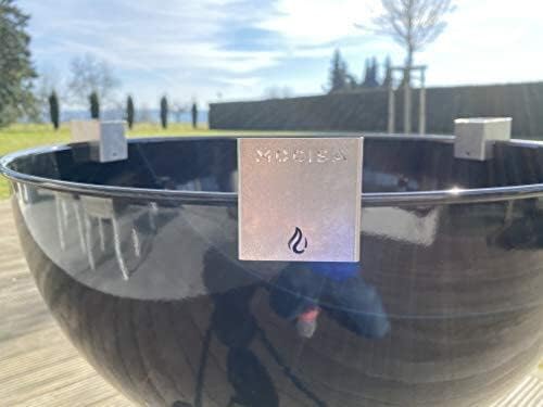 mocisa Universal BBQ Abstandshalter Edelstahl Distanz | Feuerplatte | Grillplatte | Feuertonne | Pla