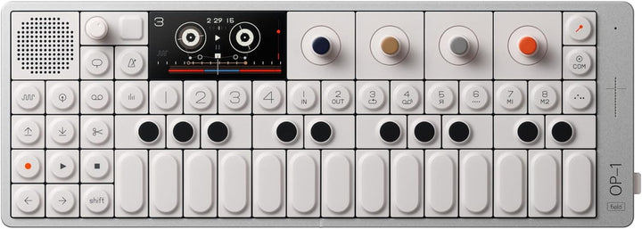 teenage engineering OP-1 Field Synthesizer, Sampler, Drumcomputer, mit integriertem Lautsprecher, Mi