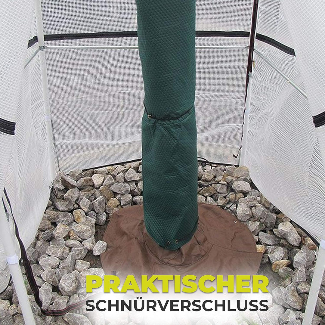 Bio Green Stammschutz für Palmen und Bäume | schützt vor Wind, Regen, Feuchtigkeit, Schnee und Frost