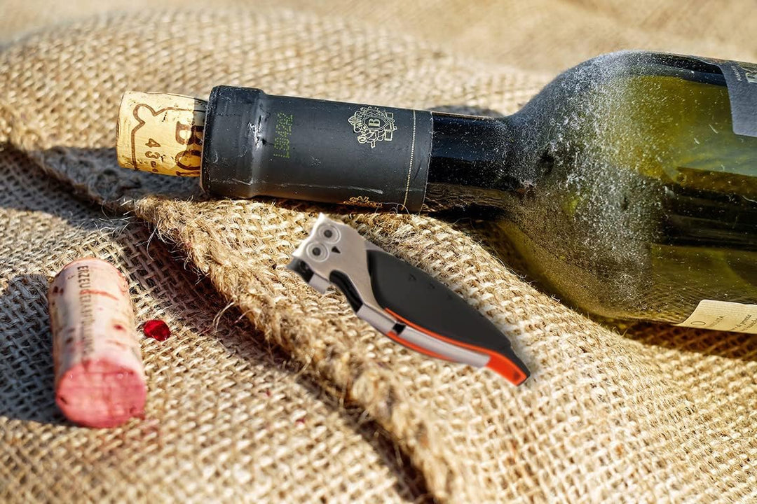 Winkee - Korkenzieher Eule | Stylisches Kellnermesser | Wein-Flaschenöffner mit Folienschneider | Ko