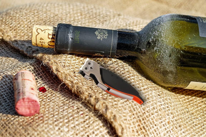 Winkee - Korkenzieher Eule | Stylisches Kellnermesser | Wein-Flaschenöffner mit Folienschneider | Ko