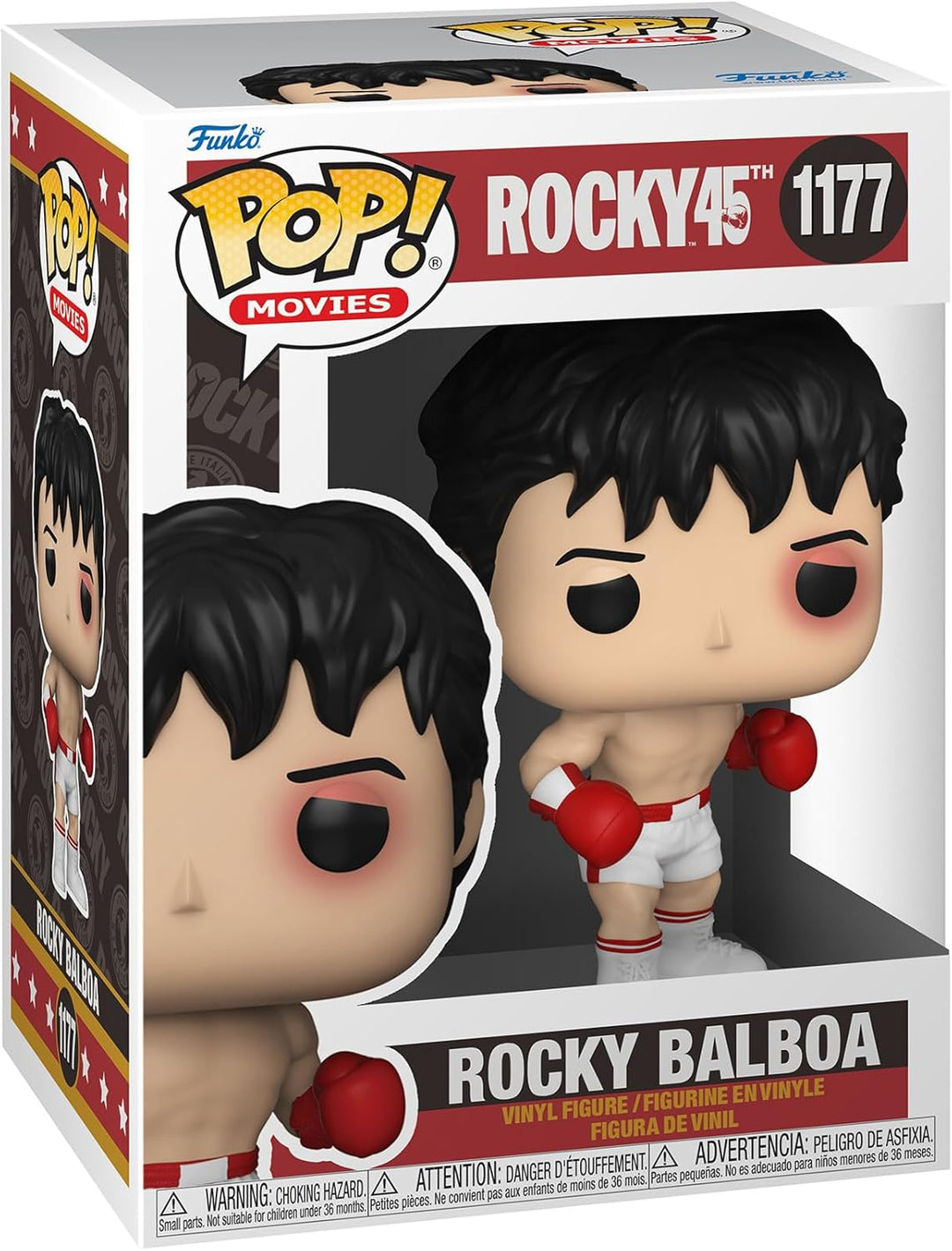 Funko Pop! Movies: Rocky 45th - Rocky Balboa - Vinyl-Sammelfigur - Geschenkidee - Offizielle Handels