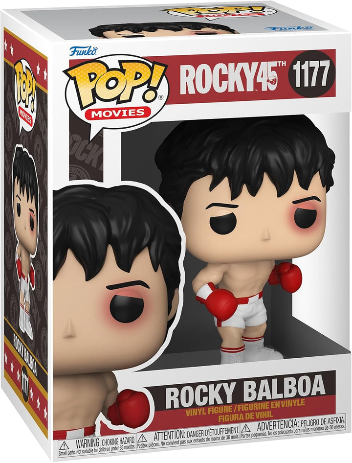 Funko Pop! Movies: Rocky 45th - Rocky Balboa - Vinyl-Sammelfigur - Geschenkidee - Offizielle Handels