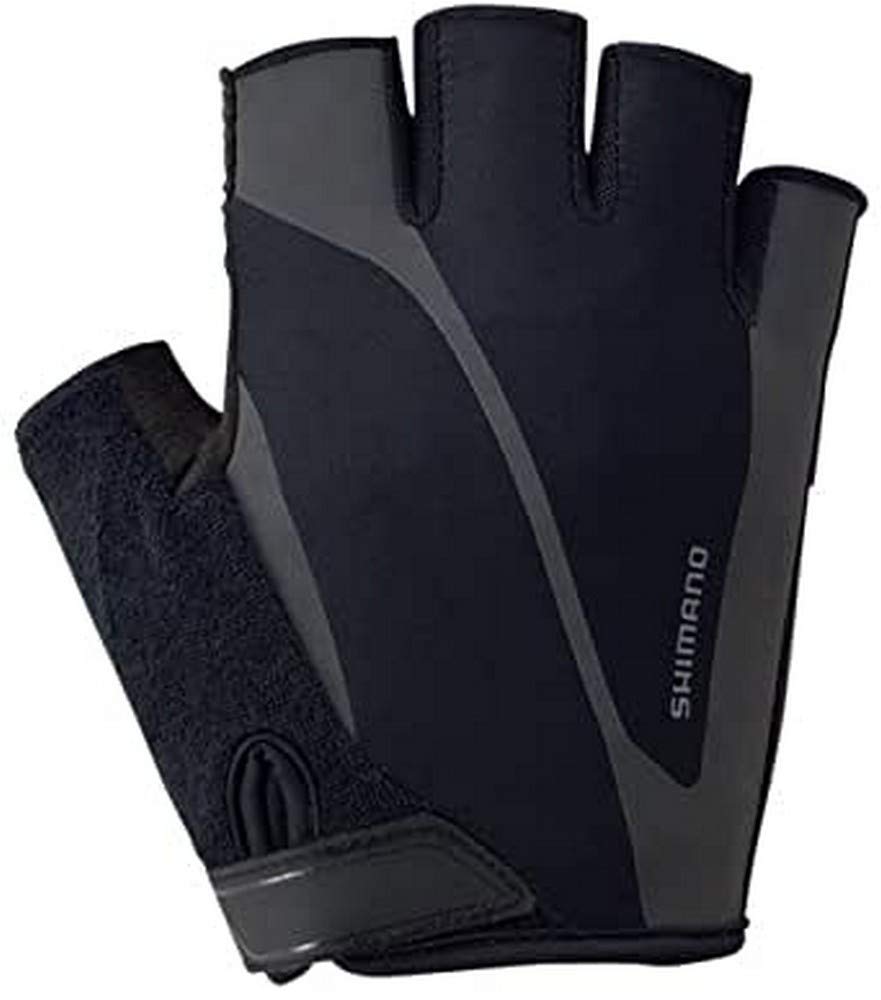 Shimano Klassische Fahrradhandschuhe grau/schwarz Handschuh Grösse L 2018 Vollfinger Fahrradhandschu