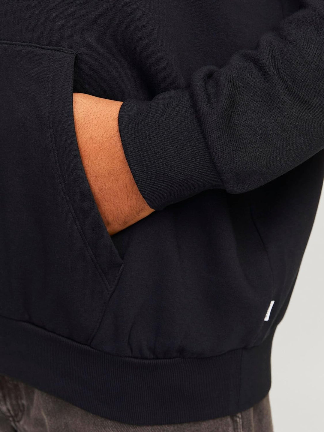 Jack & Jones Herren Jjelogo Blocking Sweat Hood Noos Kapuzenpullover Schwarz S Klassisch, Schwarz S