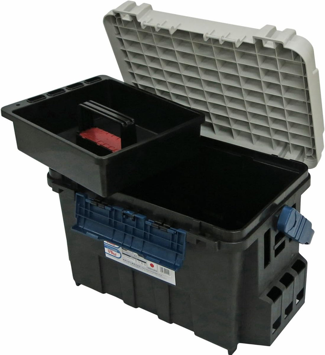 Meiho Box Seat Bucket Mouse BM-9000 - Angelkasten 542 x 340 x 350 mm, Angelkoffer mit 35 Liter Volum
