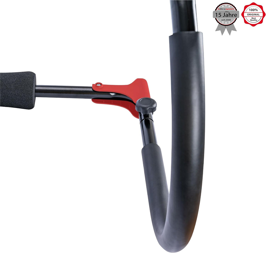 Ultrasport faltbarer AB Trainer Und 3in1 bauchtrainer, für Crunches, Liegestütze & tiefe Kniebeugen,