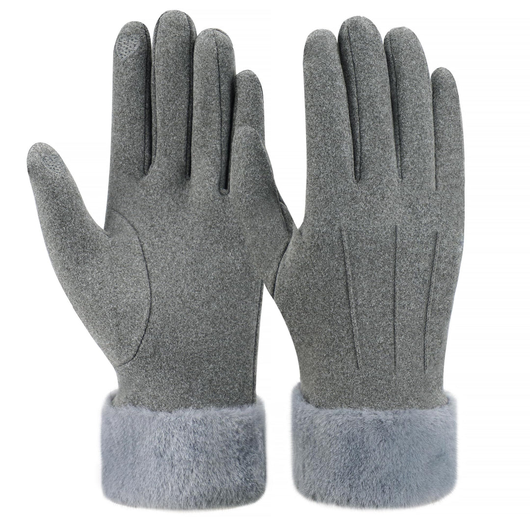 ZASFOU Damen Winter Touchscreen Handschuhe mit fleece gefütterte Warme Kaschmir winterhandschuhe für