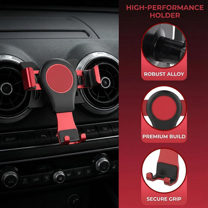Handyhalterung Auto, Car Phone Holder, Holder Phone Mount Verstellbarer Blickwinkel, 360° Drehbar KF