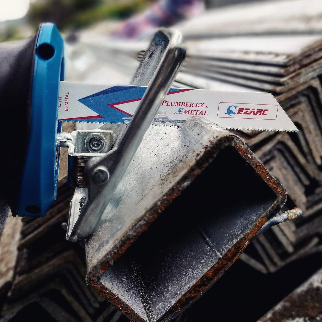 EZARC 10pc Säbelsägeblätter Set for Holz und Metall Demolition 10tlg Abriss und Demontage, 10tlg Abr