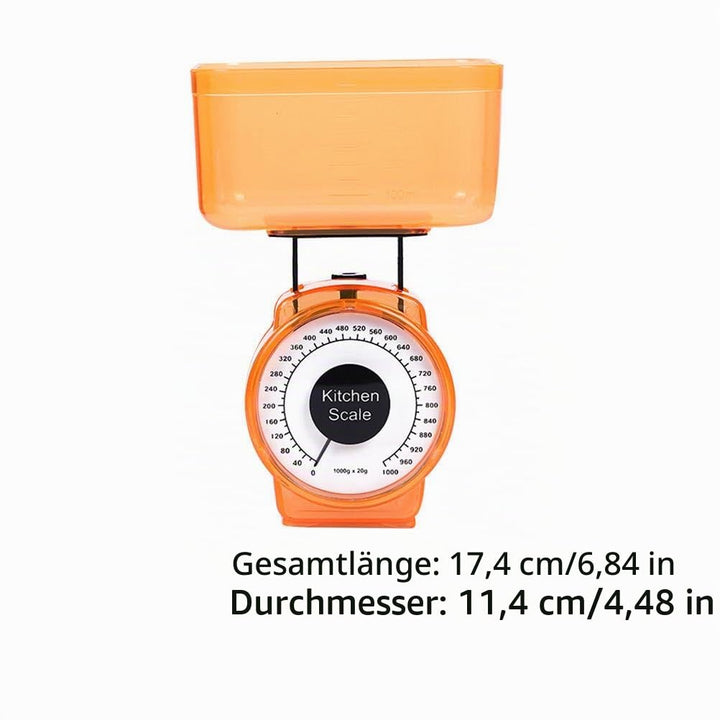 HEMOTON Küchenwaage Mechanical Kitchen Scale Kochen Kochwaage Gramm Waage Lebensmittelwaage Aus Kuns