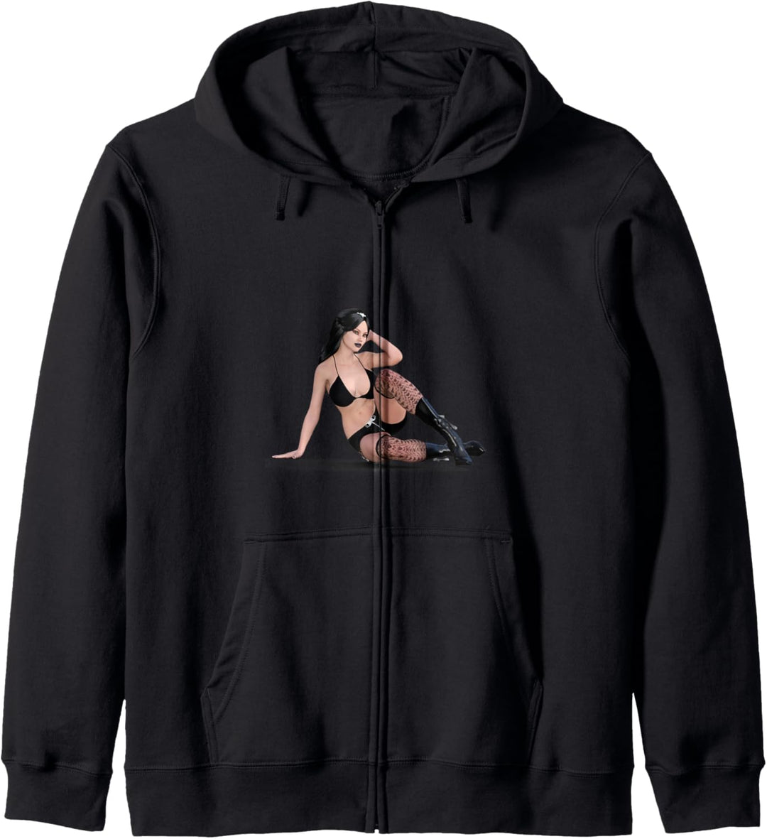 Emo Mädchen Kapuzenjacke