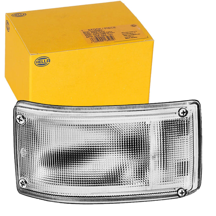 HELLA - Rückfahrscheinwerfer - Halogen - 24/12V - Einbau - Lichtscheibenfarbe: glasklar - Stecker: F