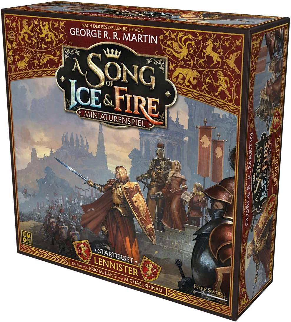 CMON, A Song of Ice & Fire – Lennister, Starterset, Tabletop, 2 Spieler, Ab 14+ Jahren, 45+ Minuten,