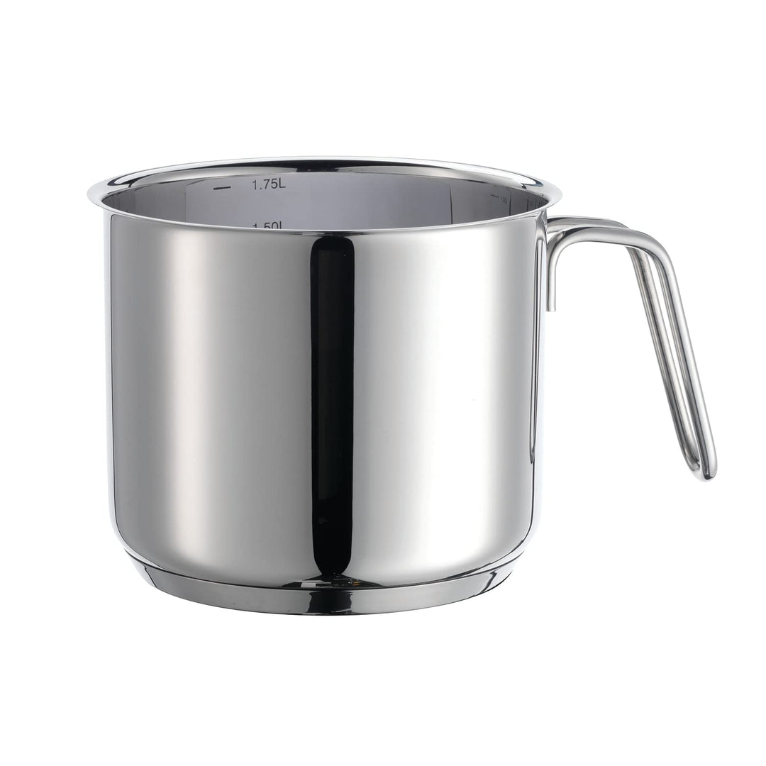Mäser, Serie Varuna, Milchtopf 14 cm, Topf aus Edelstahl, induktionsgeeignet, spülmaschinengeeignet