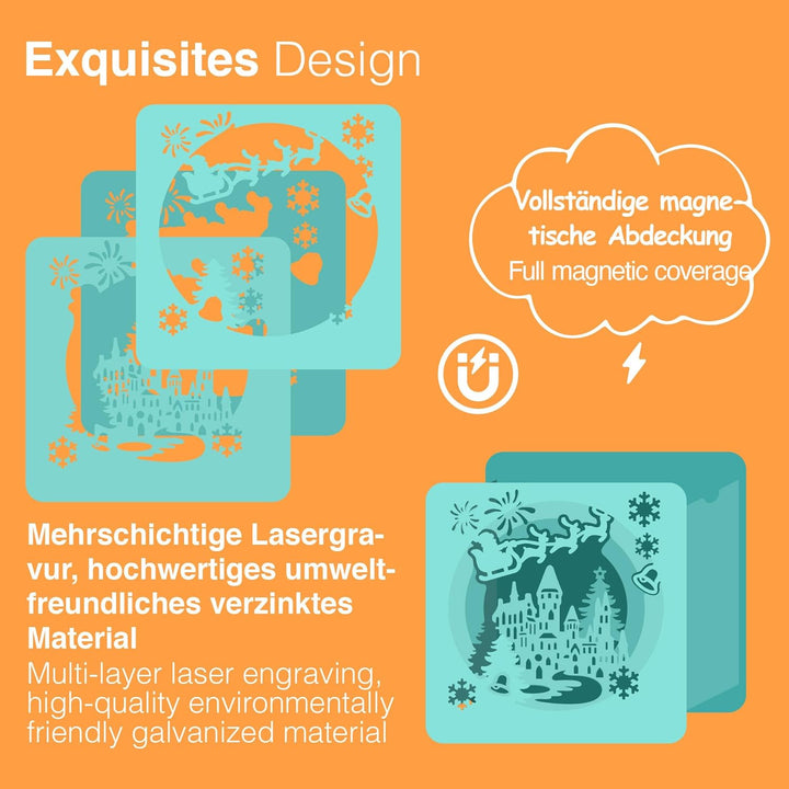Metall Tonie Regal vollständig magnetisches Toniebox Regal Tonie aufbewahrung für bis zu 25-40 Figur
