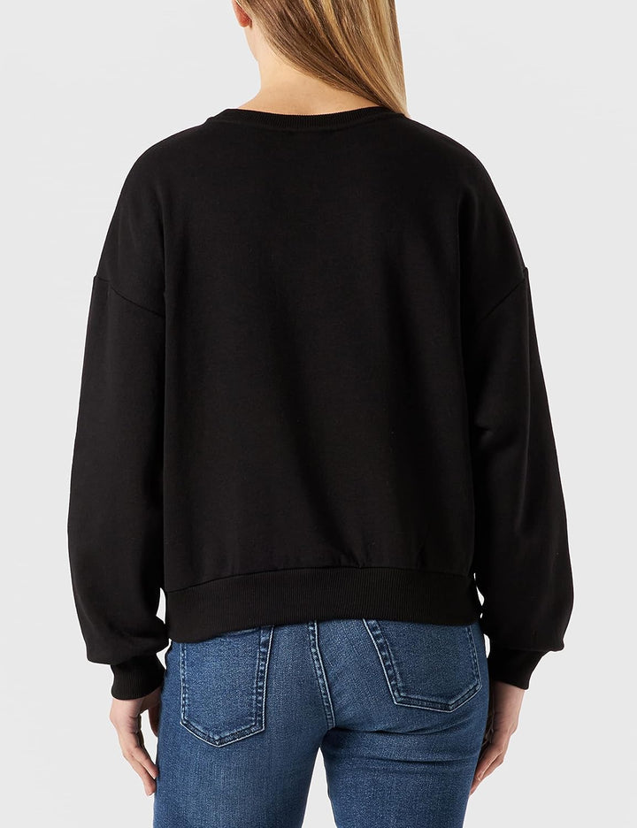 Only Women's ONLDISNEY Life L/S Minnie Flower Box SWT Sweatshirt, Black, XL