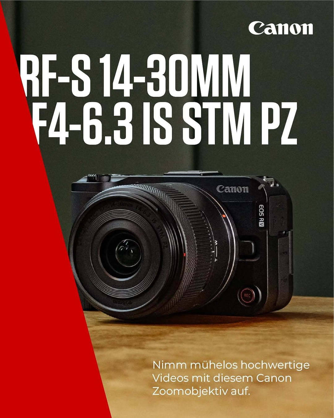 Canon Objektiv RF-S 14-30mm F4-6.3 is STM PZ – Ultraweitwinkel-Zoomobjektiv mit 5-Stufen-Bildstabili