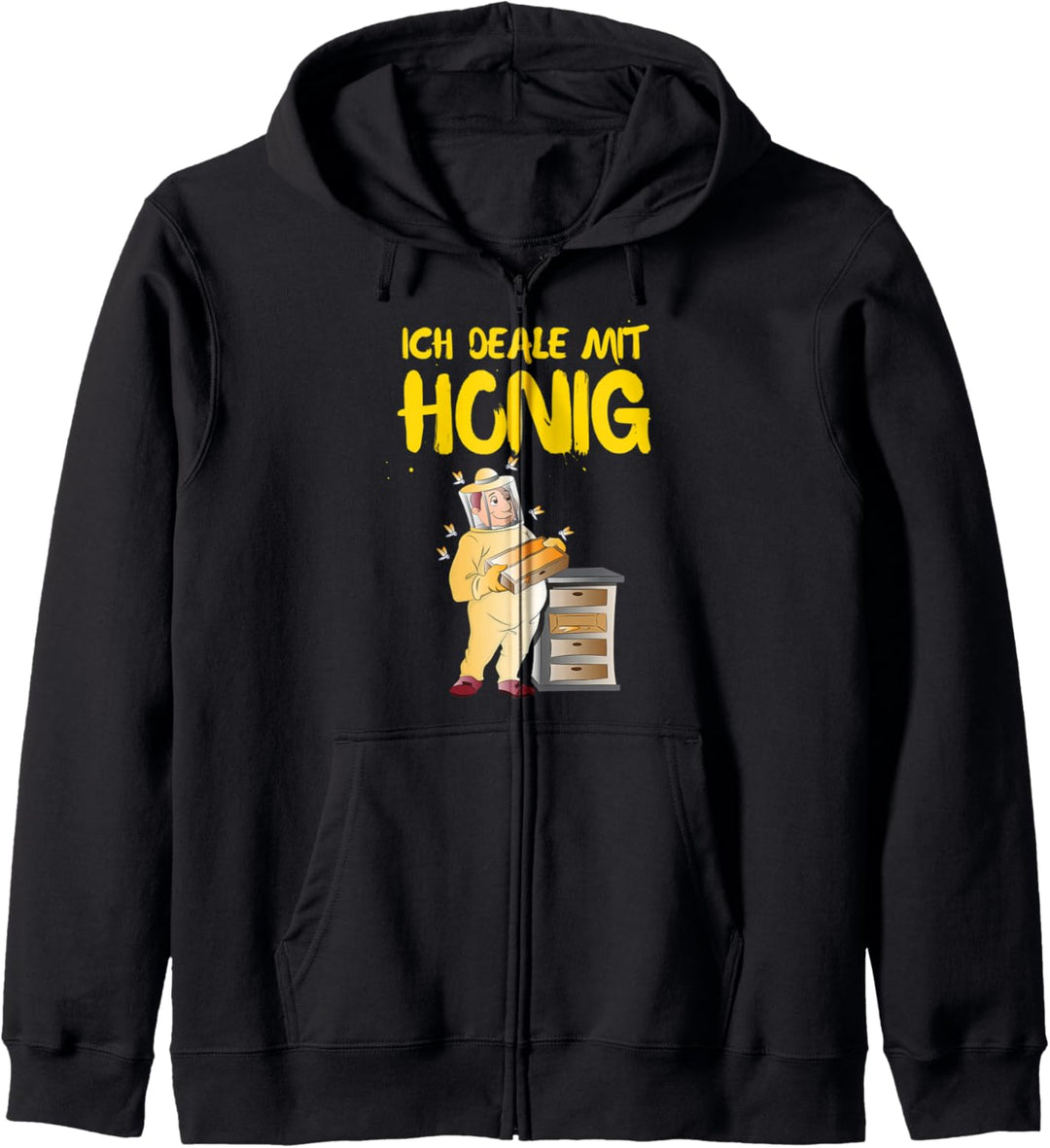 Imker Ich Deale Mit Honig Honigernte Hobbyimker Geschenk Kapuzenjacke