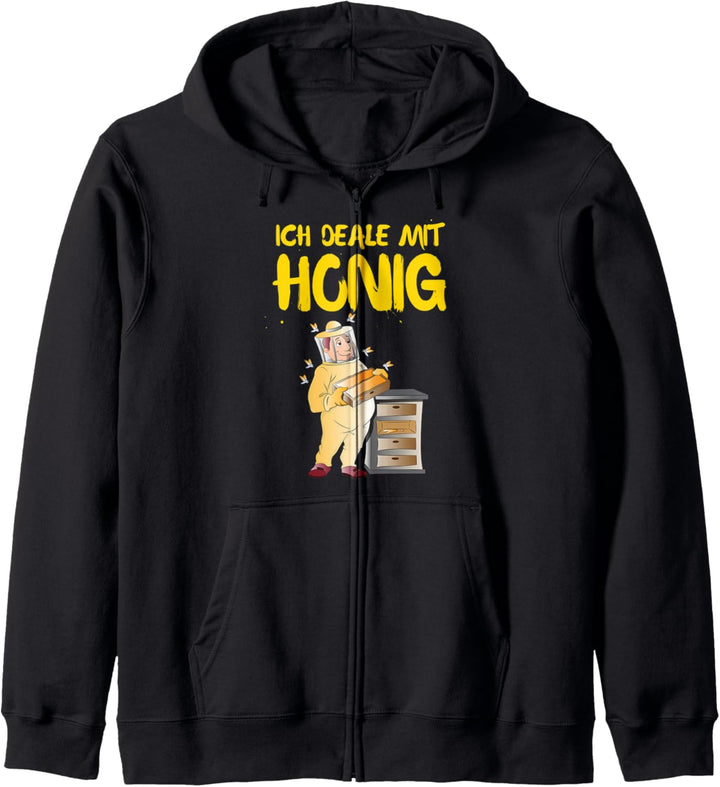 Imker Ich Deale Mit Honig Honigernte Hobbyimker Geschenk Kapuzenjacke