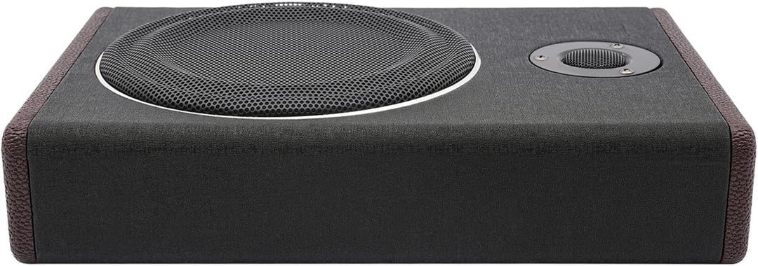 Aktivsubwoofer, 600W Subwoofer Aktiv Powered Untersit, Flacher Lautsprecher mit Verstärker, Car HiFi