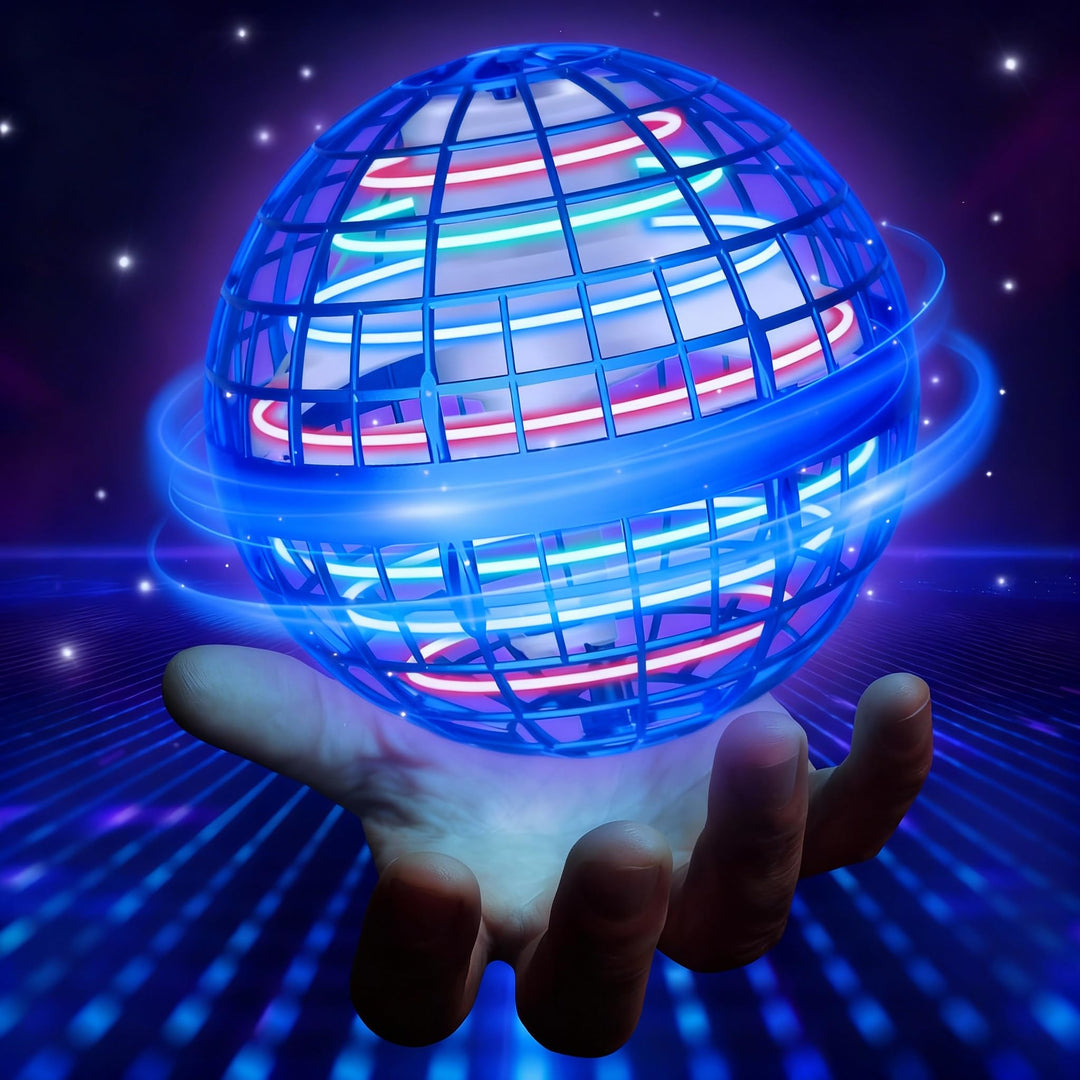 2025 Fliegender Ball Hover Ball, Fliegende Kugel mit Galaxy Boomerang Effekt - Magic Floating Orb Sp