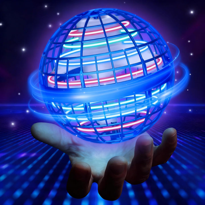 2025 Fliegender Ball Hover Ball, Fliegende Kugel mit Galaxy Boomerang Effekt - Magic Floating Orb Sp