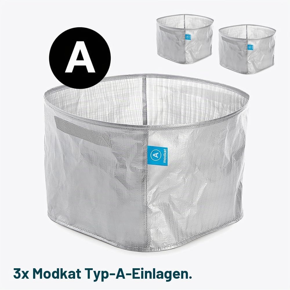 Modkat Litter Box Perfect Fit Wiederverwendbare Liner mit Griffen, 3er-Pack