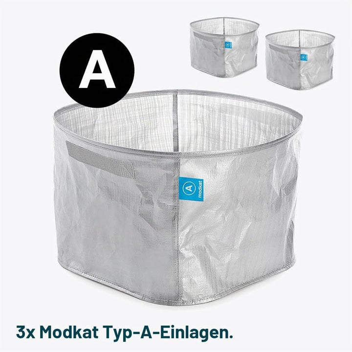 Modkat Litter Box Perfect Fit Wiederverwendbare Liner mit Griffen, 3er-Pack