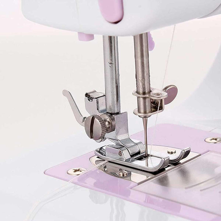 PRIXTON - P110 Tragbare Nähmaschine - Schublade für Zubehör - Integrierte Lampe - 12 Arten von Muste