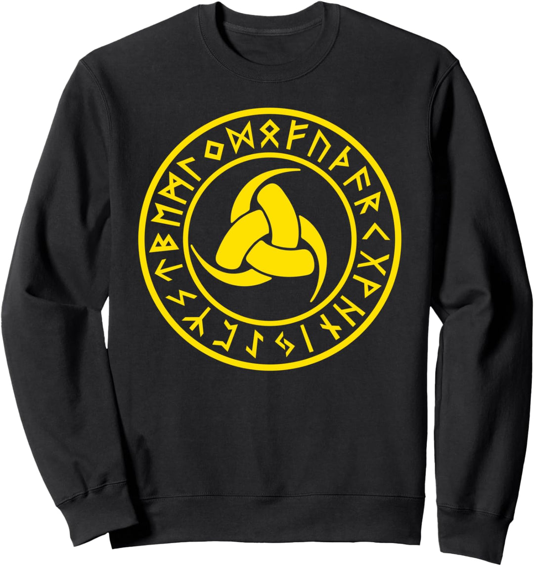 Viking Icelandic Nordic Norse Triple Horn of Odin Sweatshirt