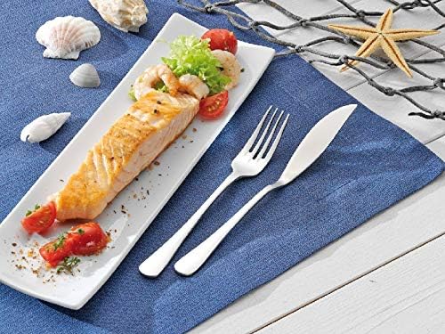 Esmeyer 156-253 Fisch-Besteck-Set Sylvia 12-teilig, Edelstahl, Silber, 18 x 24.7 x 2.6 cm