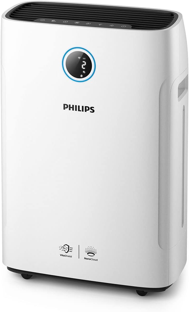 Philips Series 2000i 2-in-1 Luftreiniger und Luftbefeuchter – App-Steuerung, entfernt Pollen, Staub,