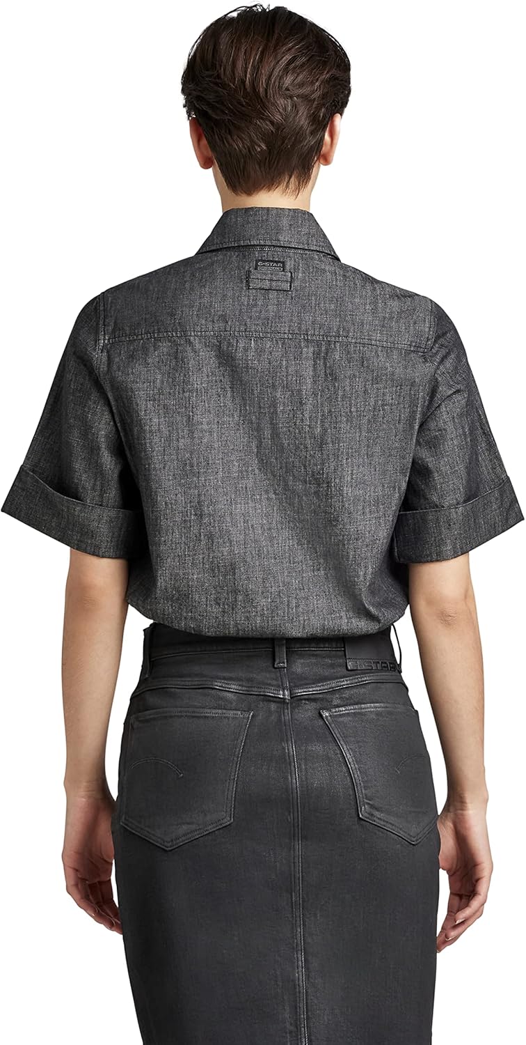 G-Star RAW Damen Flight Top Shirts S Schwarz (Jet Black D22154-d195-a814), S Schwarz (Jet Black D221