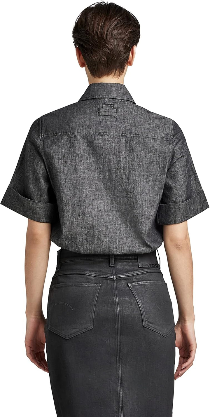 G-Star RAW Damen Flight Top Shirts S Schwarz (Jet Black D22154-d195-a814), S Schwarz (Jet Black D221