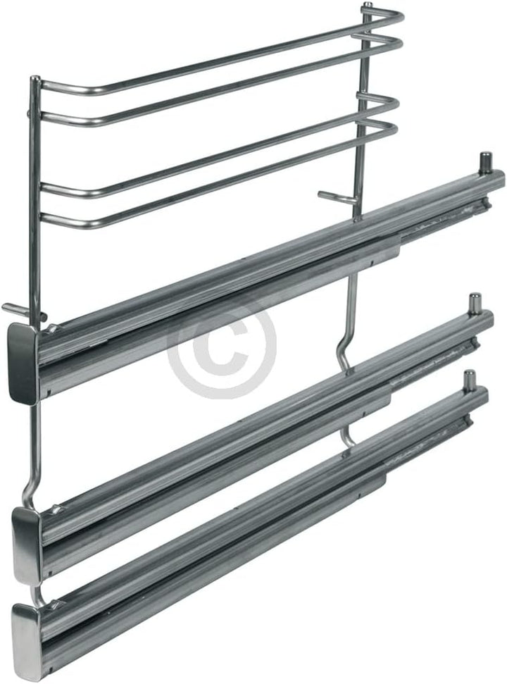 Teleskopauszug kompatibel mit BOSCH 00708430 HEZ338357 Vollauszug 3fach rechts und links für Backofe