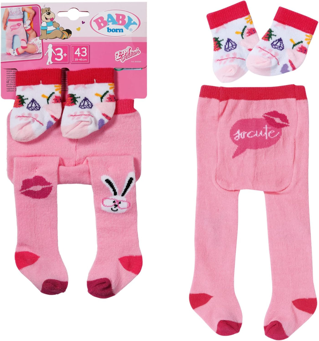 Baby Born Strumpfhose und Socken im Set für 43 cm Puppen, Set Nicht frei wählbar 836064 Zapf Creatio