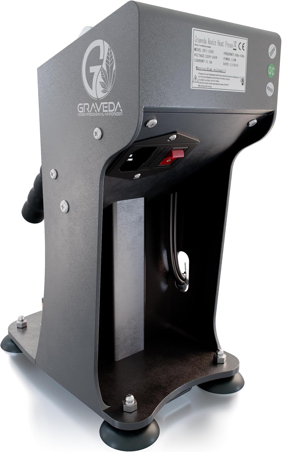 Graveda Rosin Press Graspresso - Herstellung von Kolophonium/Extraktion ohne Lösungsmittel, Rosin-Pr